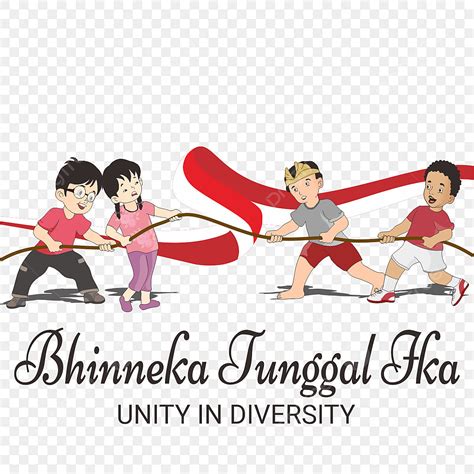 Diversity Vector Design Images Bhinneka Tunggal Ika Unity In Diversity