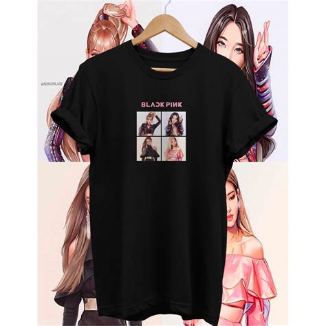 Jual KAOS BLACKPINK BARBIE ALL MEMBERS Kaos Black Pink Edisi Boneka