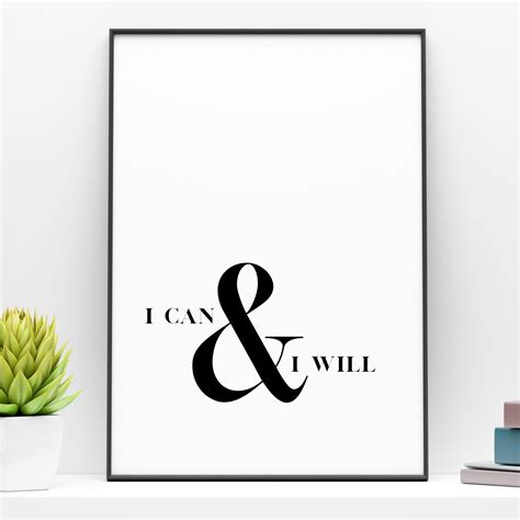 Printable Quote Print Poster Typography Art Quote Wall Art Etsy