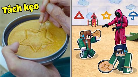 Nếu bqThanh và Ốc CHƠI MAP TÁCH KẸO DALGONA Siêu Khó Của SQUID GAME