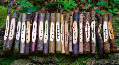 Corresponding Ogham Staves 20 Woods Traditional Ogham Etsy Ogham