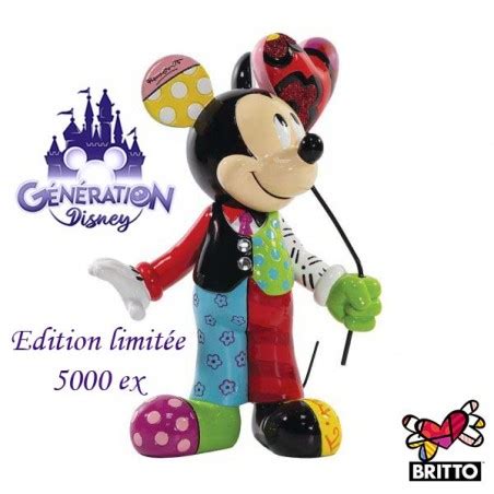 Statuette Mickey Mouse by Britto Edition limitée