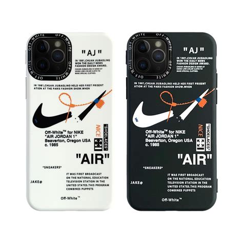 Funda Para Teléfono Nike Air Jordan Off White Para Iphone 14 13 12 11