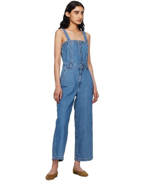 Levis Drea Denim Jumpsuit In Black Lyst