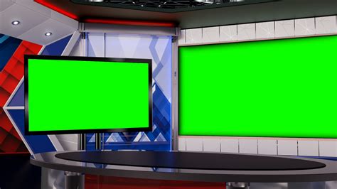 Free Green Screen Virtual Studio HD Chroma Key News Se On Behance