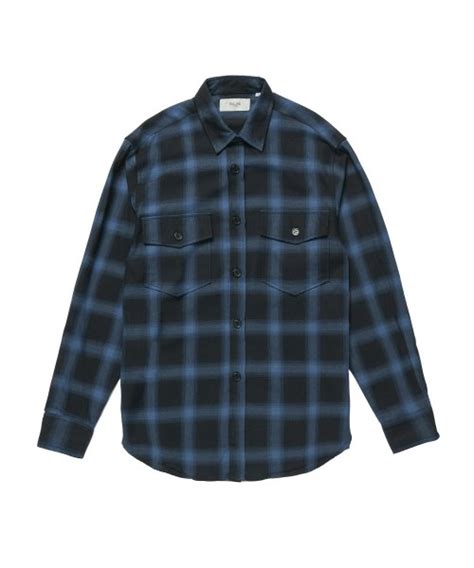 Musinsa Rolling Studios Flannel Shirt Blue