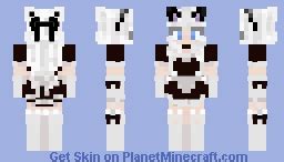 Maid Cat Girl Minecraft Skin