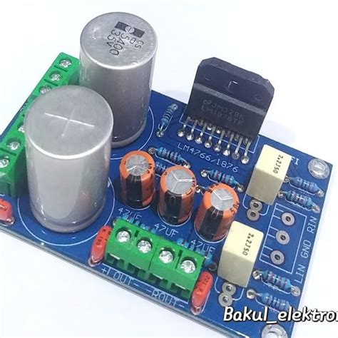 Jual Kit Amplifier Lm Stereo Gainclone Shopee Indonesia