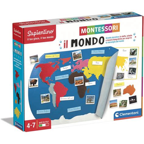 Sapientino Montessori Il Mondo Clementoni 16371