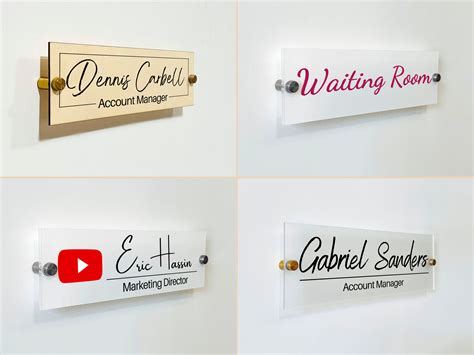 Wooden Door Plate Door Name Plate Personalized Sign Custom Etsy