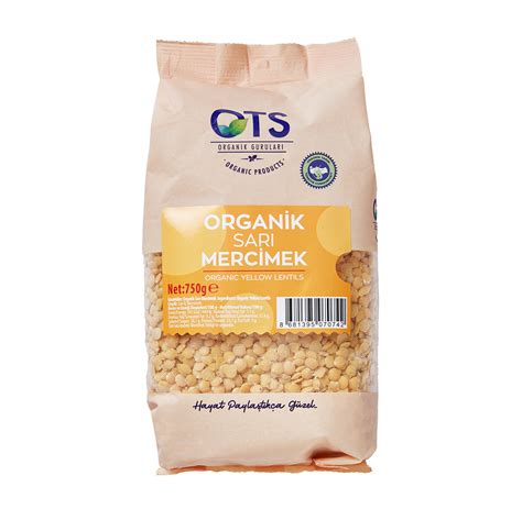 Ots Organik Sarı Mercimek 750 G Macroonline