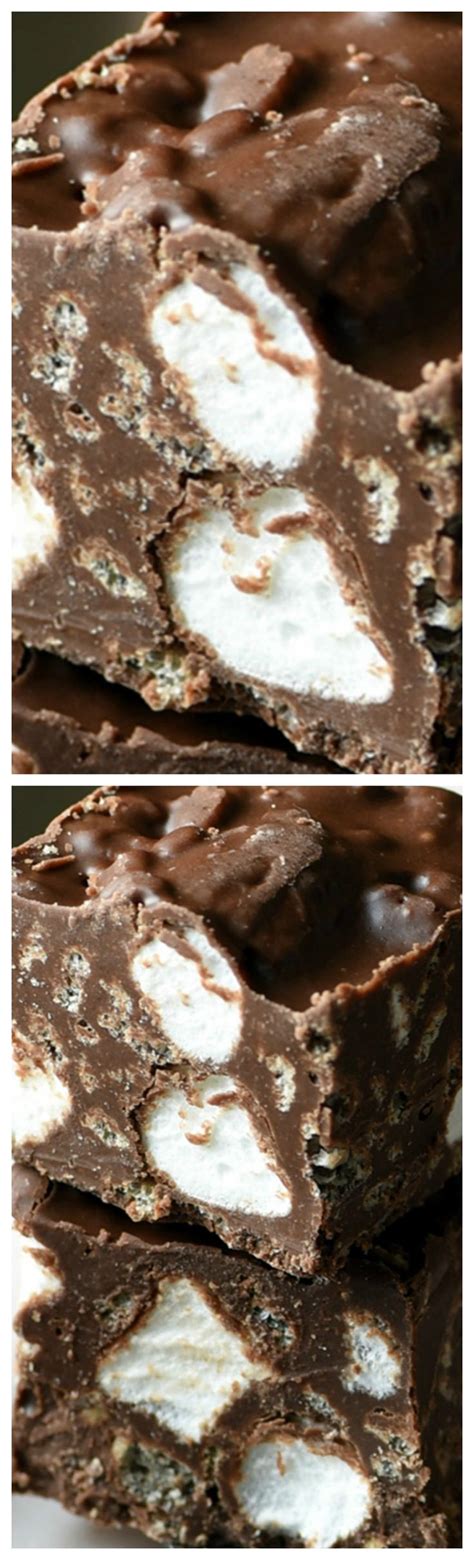 No Bake Rocky Road Avalanche Bars Filled With Chocolate Nut Butter