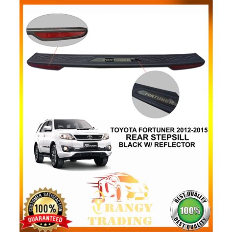 Toyota Fortuner To Oem Rear Stepsill With Reflector