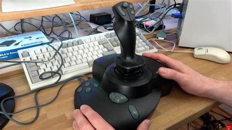 Microsoft Sidewinder Joysticks Force Feedback Pro Aus Den 90ern Mit Gameport Test