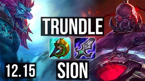 Trundle Vs Sion Top Winrate Dominating Euw Master