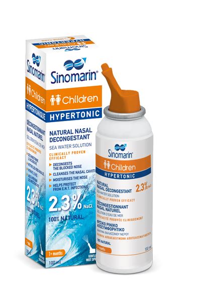 Natural Nasal Decongestant Sprays Drops Sinomarin