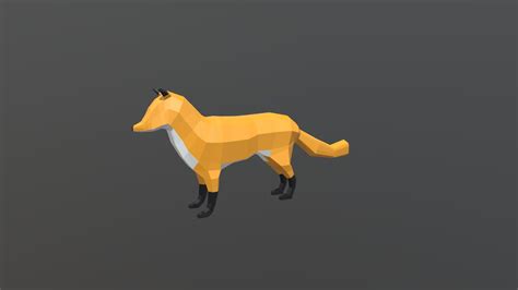 Poly Fox 3d Model By Filda004 [fb5aa2b] Sketchfab