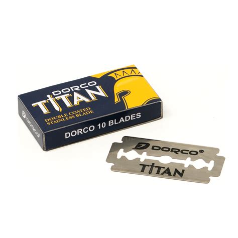 Лезвия для безопасной бритвы Dorco Titan Safety Razor Blades 10 шт ...