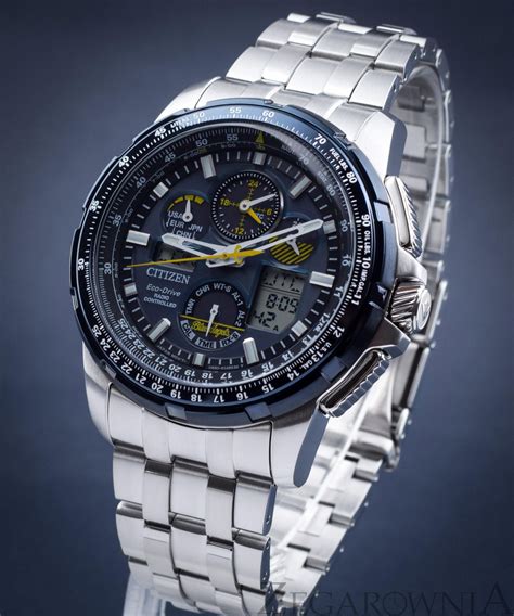 Citizen Jy L Zegarek Promaster Blue Angels Eco Drive Radio