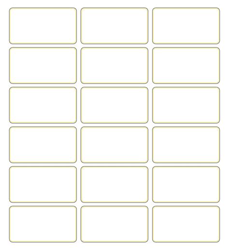 Blank Playing Card Template For Word - 10 Free PDF Printables | Printablee