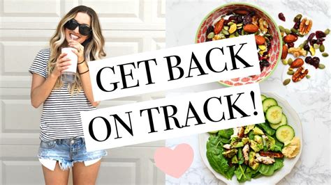 How To Get Back On Track 5 Healthy Diet Tips Tricks Youtube