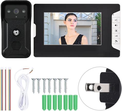 Sonew Kit de Timbre de Video Kit de interfono con Timbre de cámara de