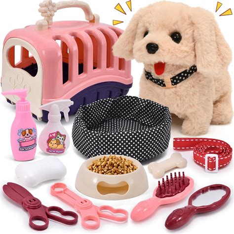 Amazon.com: G.C 13Pcs Dog Toys for Kids Girls, Walking Barking