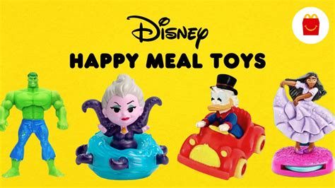 All Disney Mcdonalds Toys The Complete List Of Vintage And Current Toys