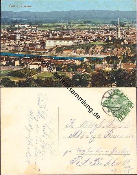 Historische Ansichtskarten Ober Sterreich Linz An Der Donau