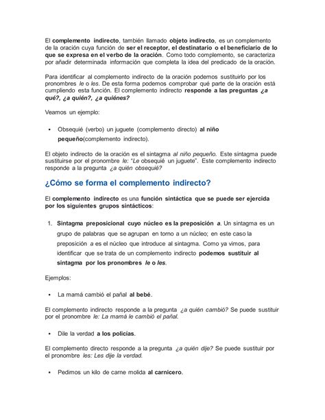 Complemento Indirecto PDF