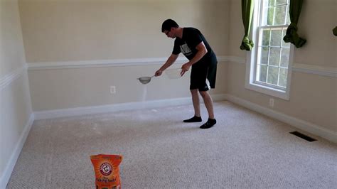 Remove Pet Odors From Your Carpet Using Baking Soda Youtube