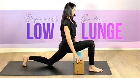 Beginner Yoga How To Do Low Lunge Youtube