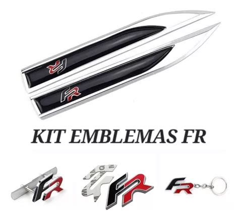 Kit Emblemas Fr Seat Ibiza Leon Toledo Cordoba Ateca Env O Gratis