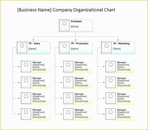 Organizational Chart Template Free Download Excel Of 8 Microsoft Excel organizational Chart ...