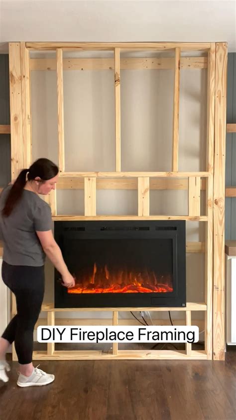 Diy Electric Fireplace Framing Follow To See This Come To Life Artofit