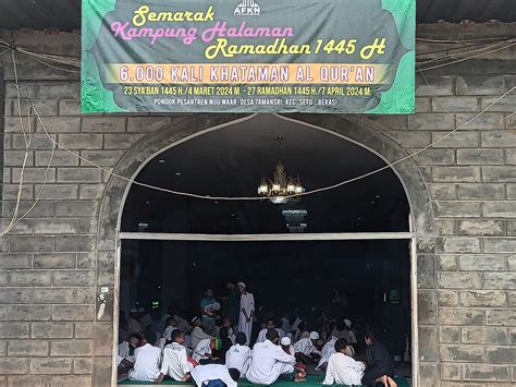 Hari Ke 12 Ramadhan Santri Ponpes Nuu Waar AFKN Telah 5 551 Kali