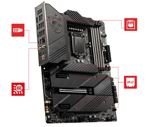 Msi Meg Z Unify Gaming Motherboard Atx Supports Intel Core Th