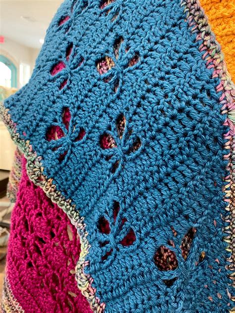 Modern Crochet Shawl Pattern Road Trip Shawl Etsy