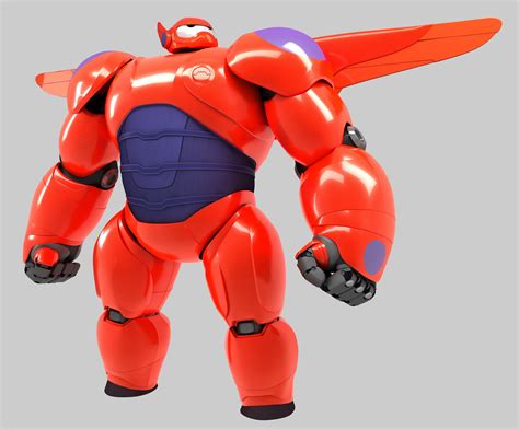 Baymax Big Hero 6 3d Model 49 Max Obj Dwg Free3d