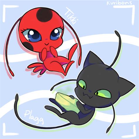 Kuribon God Jp Post Drew The Adorable Kwami Tikki