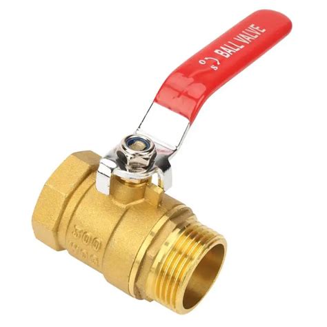 Aliexpress Buy Dn Dn Dn Level Handle Brass Pipe Ball Valve