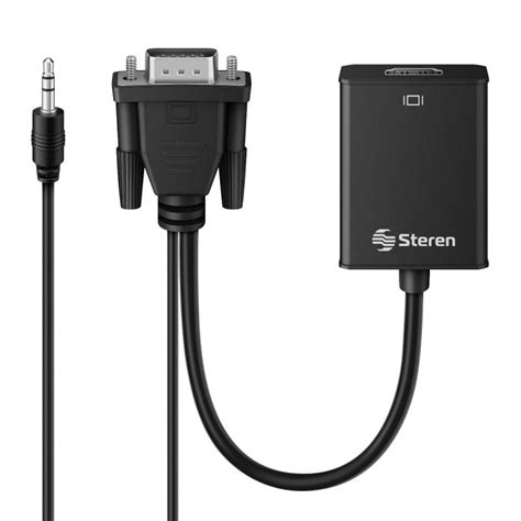 Convertidor Vga Y Plug Mm A Hdmi Steren Tienda En L