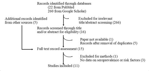 Flow Diagram Summarizing Process Of Literature Search Download Scientific Diagram