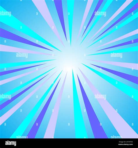 Sunlight Abstract Background Blue Color Burst Background Vector