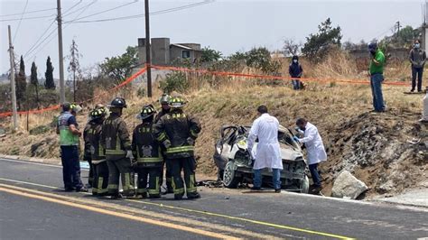 Aparatoso accidente en kilómetro 18 de la carretera Xochimilco Oaxtepec