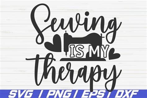 Sewing Is My Therapy SVG Sewing SVG Cut File