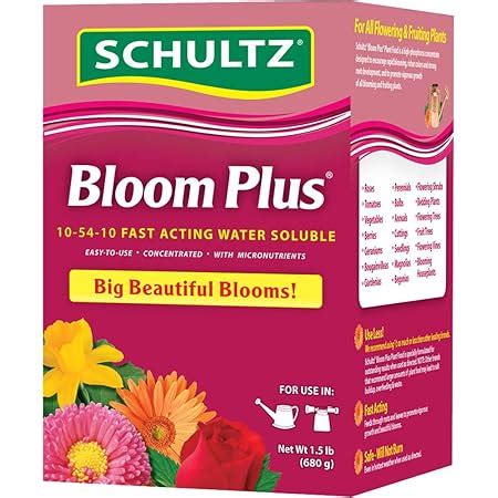 Amazon Schultz Bloom Plus Water Soluble Plant Food Patio