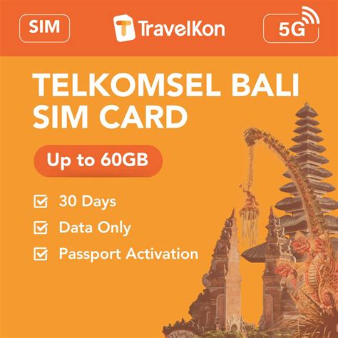 Bali 5G SIM Card | Telkomsel - TravelKon