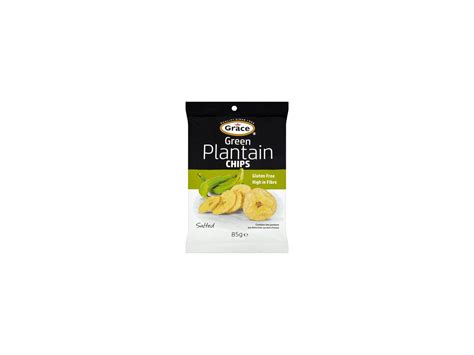 Grace Green Plantain Chips 85g Snacks Sing Kee