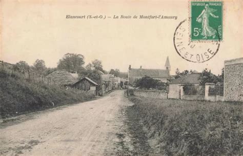 Cpa Yvelines Elancourt La Route De Montfort L Amaury Eur